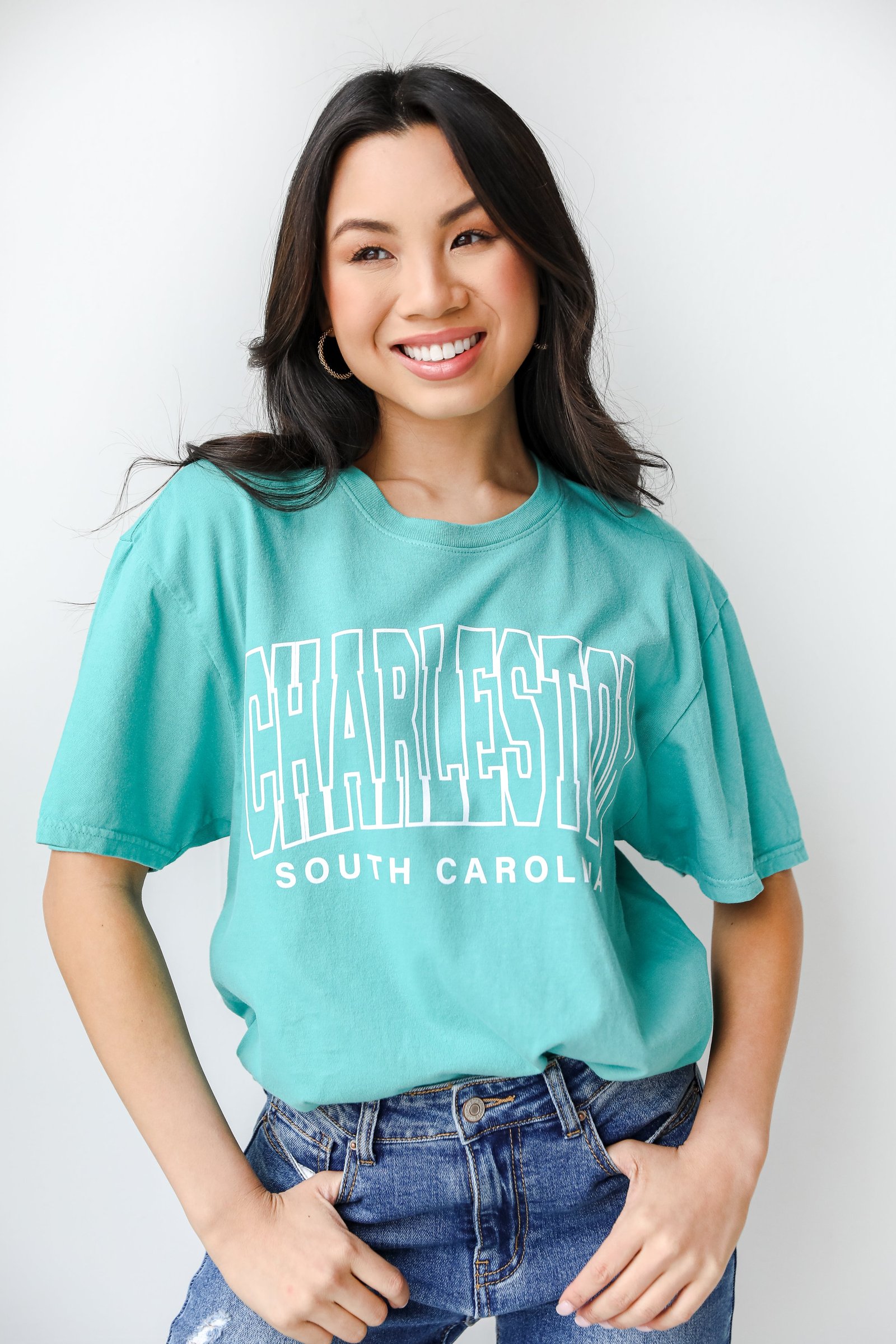 Teal Charleston South Carolina Tee from dress up