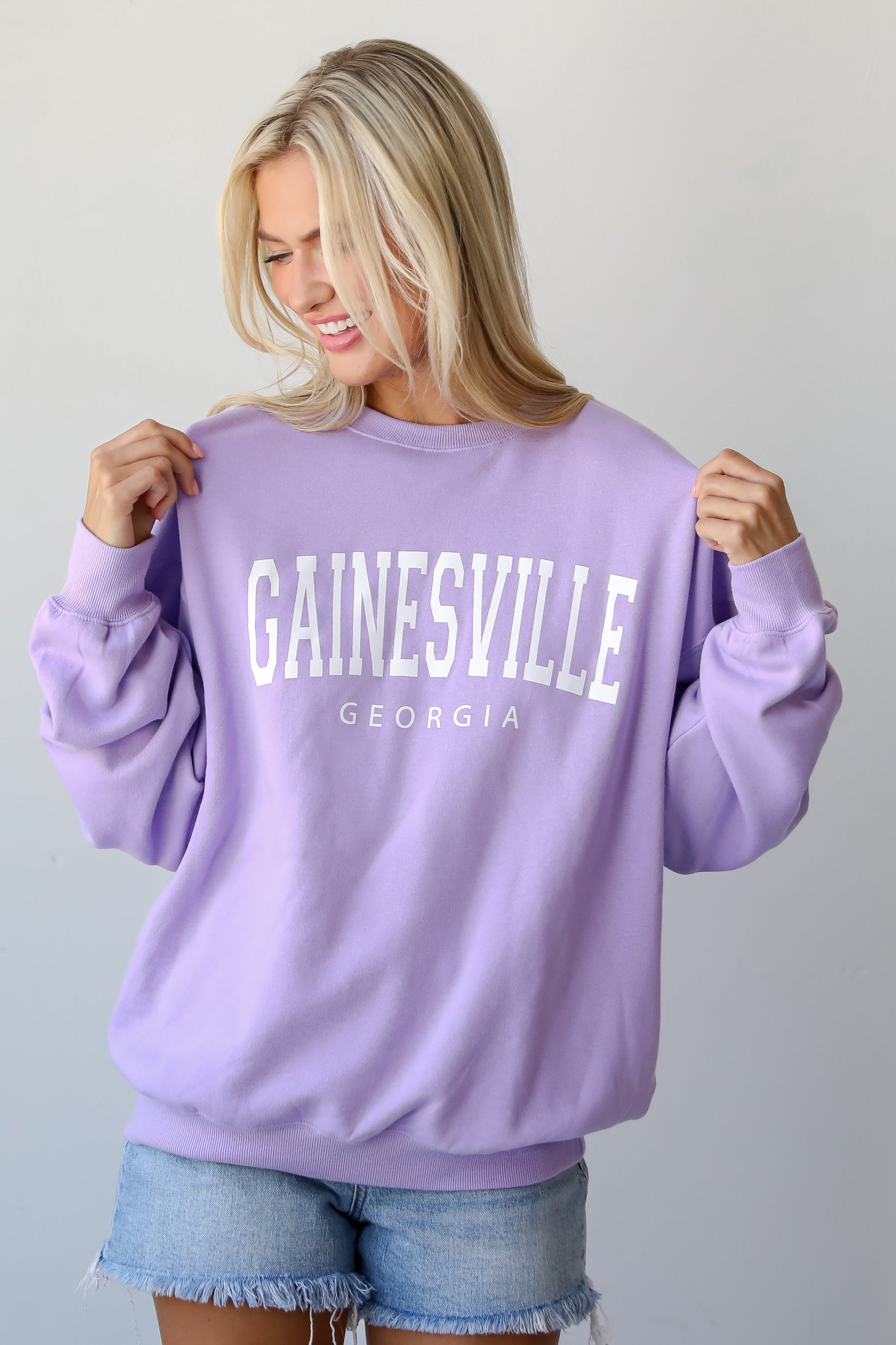 Lavender Gainesville Georgia Sweatshirt