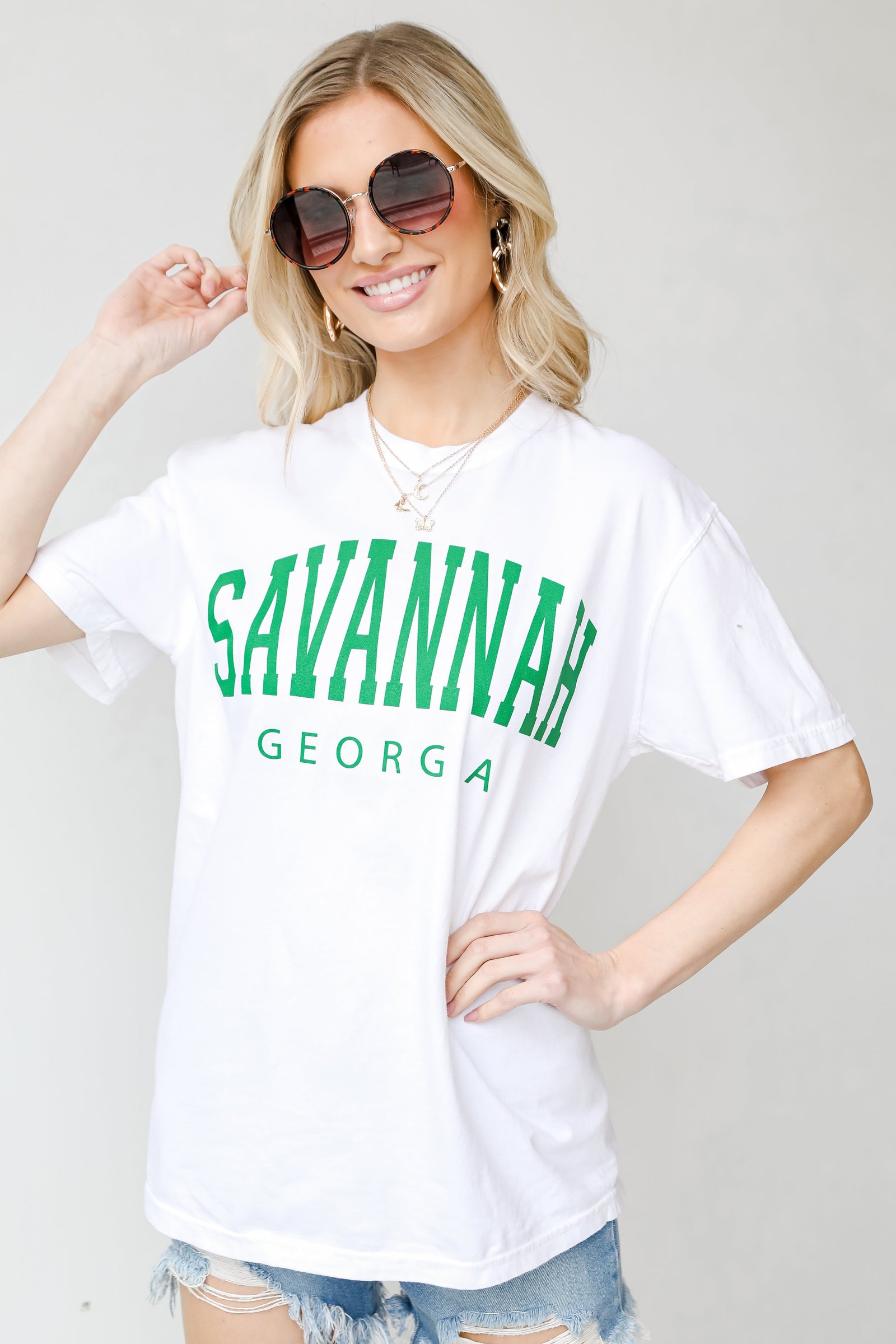 White Savannah Georgia Tee