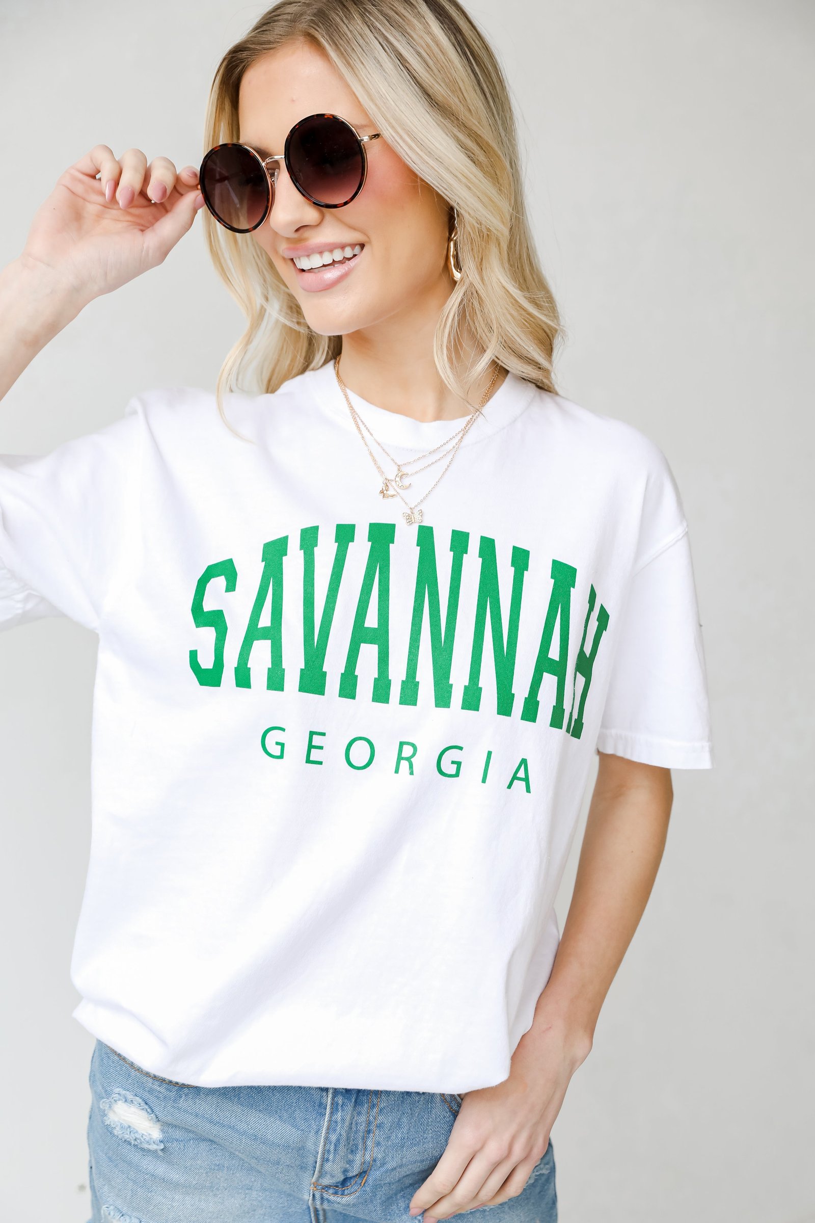 White Savannah Georgia Tee